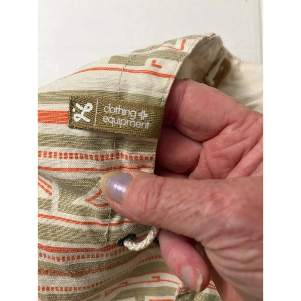 LRG Lifted Research Group Hooded Jacket Mens Large Geometric Aztec Tribal Canvas